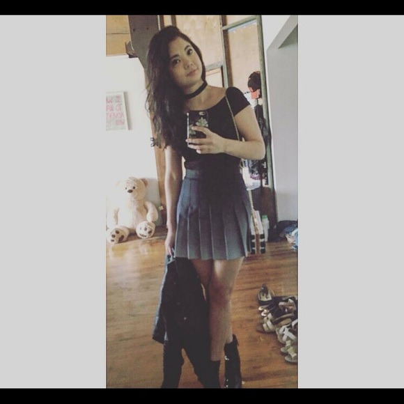 Original American Apparel Gradient Pleated Skirt - Picture 4 of 5